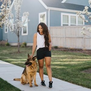 NWT Black Not Just A Trail Short